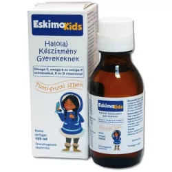 Eskimo kids halolaj tutti-frutti 105 ml - bio és vegán étrendkiegészítők