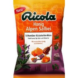 Ricola cukorka mézes-zsályás zacskós 75 g - bio és refomélelmiszer