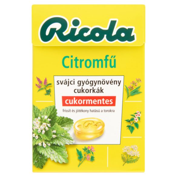 Ricola cukorka citromfű 40 g