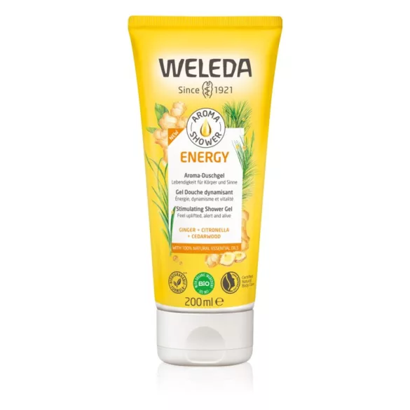Weleda energizáló aroma tusfürdő gél 200 ml - bio és natúr kozmetikumok