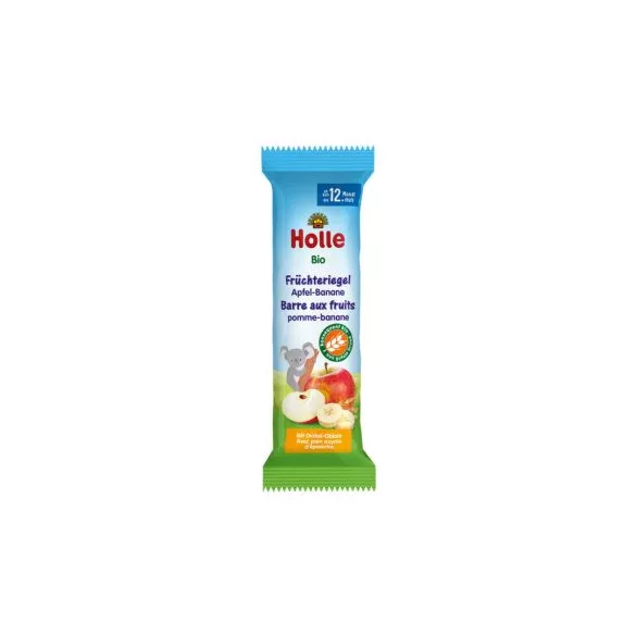Holle bio gyümölcsszelet alma-banán 25g - bio és refomélelmiszer