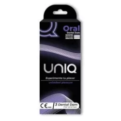 Uniq - latexmentes orál óvszer (3db)