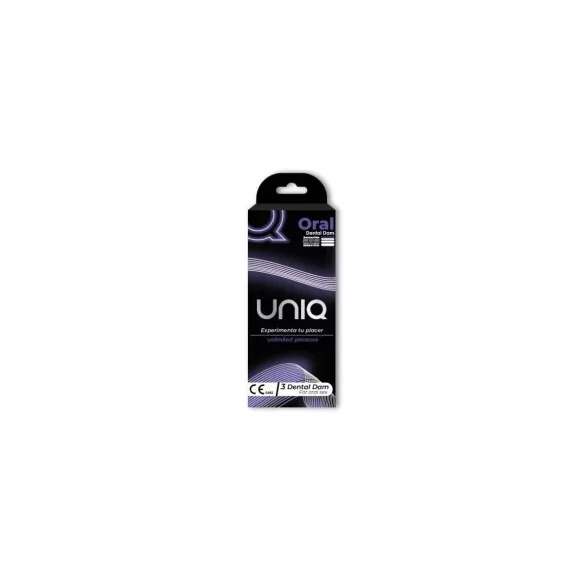 Uniq - latexmentes orál óvszer (3db)