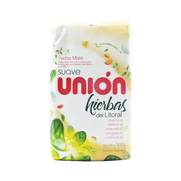 Unión Hierbas del Litoral - gyógynövényes, citrusos ízesített Yerba Maté tea, 500g