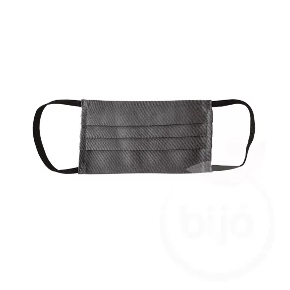 Szájmaszk, mosható, fertőtleníthető, szürke férfi - bio és natúr kozmetikumok