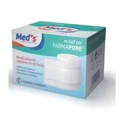 Med's farmapore vágható nem szőtt hypoallergén sebtapasz kiszerelés: 1m x 4cm 1db - bio és natúr kozmetikumok