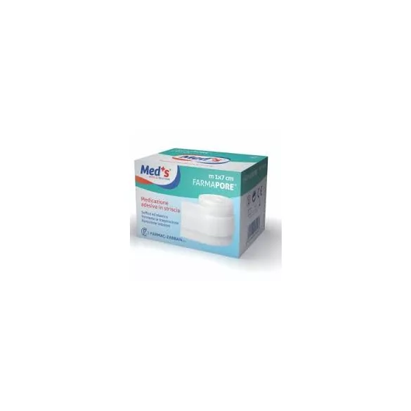 Med's farmapore vágható nem szőtt hypoallergén sebtapasz kiszerelés: 1m x 4cm 1db - bio és natúr kozmetikumok