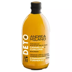 Deto bio szűretlen almaecet kurkuma+fahéj 500 ml
