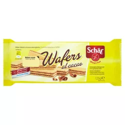 Gluténmentes schar wafer kakaókrémes ostya 125g - bio és refomélelmiszer