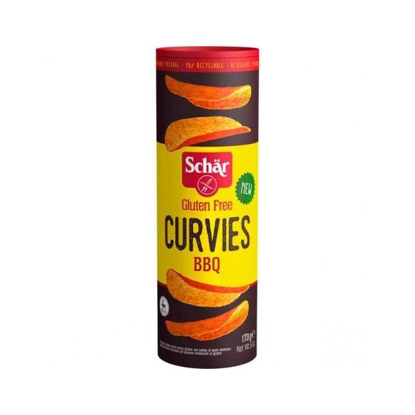 Schar curvies chips bbq 170 g