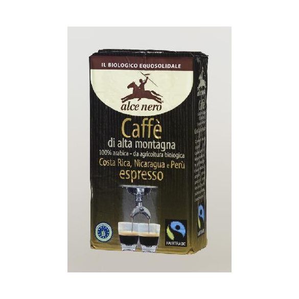 Alce Nero bio arabica eszpresszó kávé 250 g