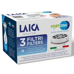 Laica vízszűrőbetét instant fast disk 3 db - bio és natúr kozmetikumok