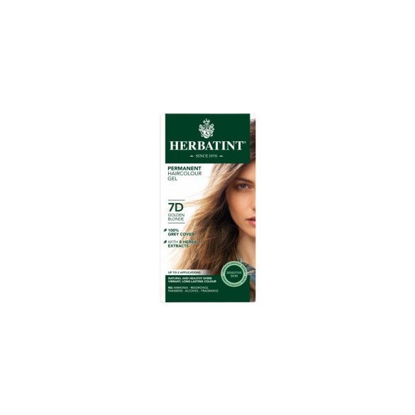 Herbatint 7d arany szőke hajfesték 150 ml