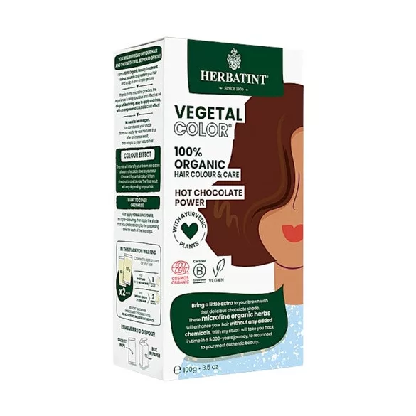 Herbatint vegetal color hot chocolate hajfesték 100 g