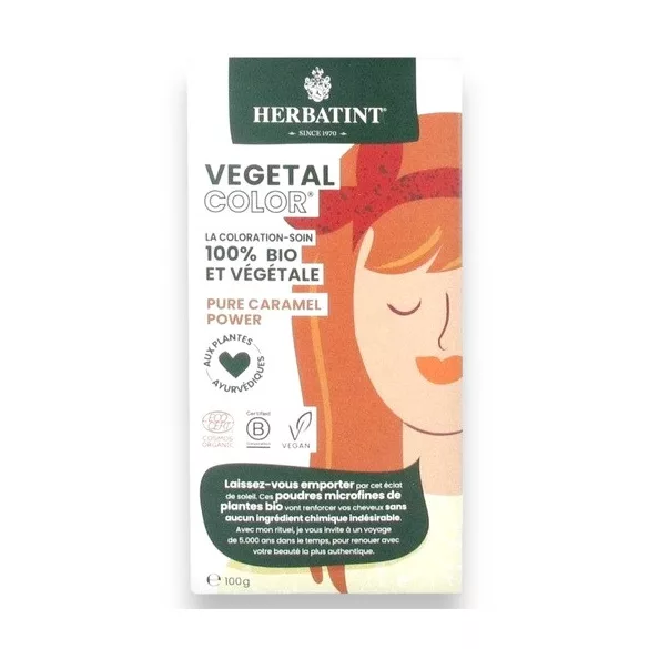 Herbatint vegetal color pure caramel hajfesték 100 g