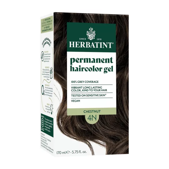 Herbatint 4n chesnut hajfesték 170ml