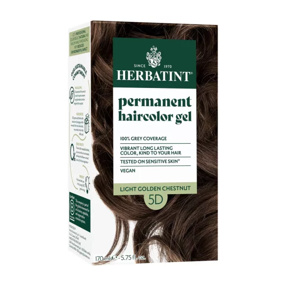 Herbatint természetes tartós hajfesték 5d (világos aranygesztenye) 170ml