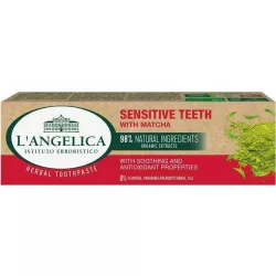 Langelica herbal fogkrém sensitive teeth matcha 75 ml - bio és natúr kozmetikumok