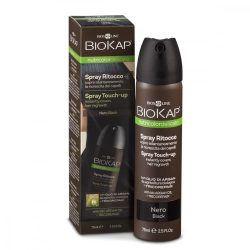 Biokap nutricolor hajtőszínező spray - fekete 75ml - bio és natúr kozmetikumok