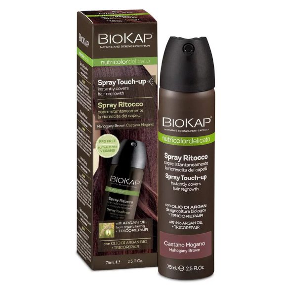 Biokap Nutricolor Hajtőszínező spray - mahagónibarna 75ml