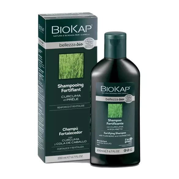 Biokap bellezza bio erősítő sampon kurkumával és zsurlóval