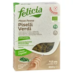   Felicia bio zöldborsó mezze penne gluténmentes tészta 250 g  új termék