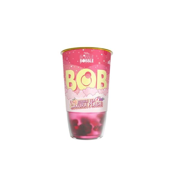 Bob Bubble Tea Üdítőital Sakura Peach 360Ml