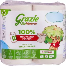 Grazie Natural toalettpapír 4 db 2 rétegű