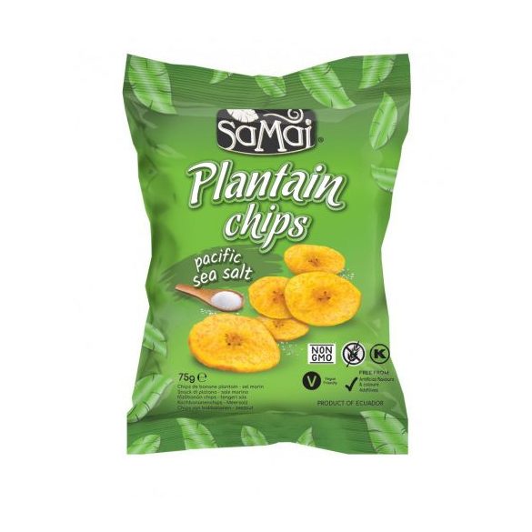 Samai plantain főzőbanán chips tengeri sós 75 g