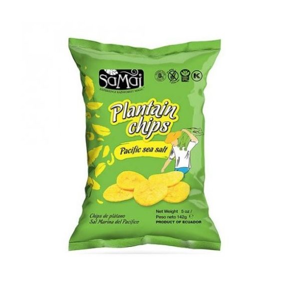 Samai plantain főzőbanán chips tengeri sós nagy kiszerelés 142 g