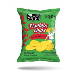 Gluténmentes samai plantain (főzőbanán) chips édes chili 75g - bio és refomélelmiszer