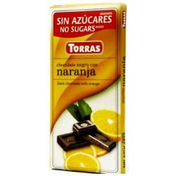 Torras hozzáadott cukor nélkül étcsokoládé narancsos 75g - bio és refomélelmiszer