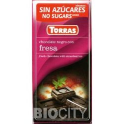 Torras hozzáadott cukor nélkül étcsokoládé epres 75g - bio és refomélelmiszer