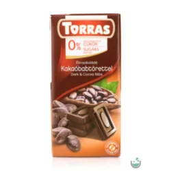 Torras hozzáadott cukor nélkül étcsokoládé 30g - bio és refomélelmiszer