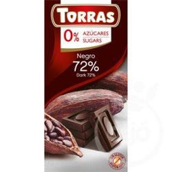 Torras hozzáadott cukor nélkül étcsokoládé 72% 75g - bio és refomélelmiszer