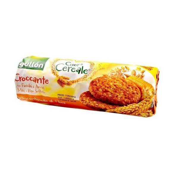 Gullón élelmi rostban gazdag gabonakeksz puffasztott rizzsel 265 g