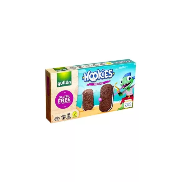 Gullon hookies gluténmentes szendvicskeksz 230 g