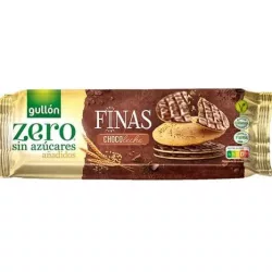 Gullon finas zero tejcsokis keksz hozzáadott cukor nélküli 150g - bio és refomélelmiszer