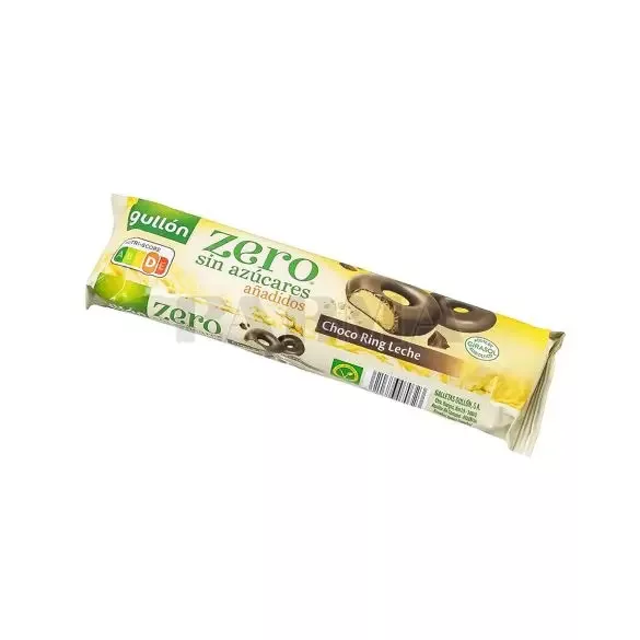 Gullon cukormentes csokis karika 128 g