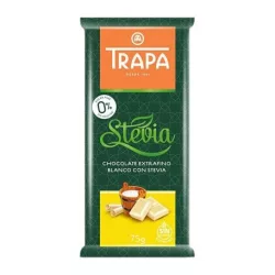Trapa steviás fehércsokoládé cm.gm. 75 g - bio és refomélelmiszer