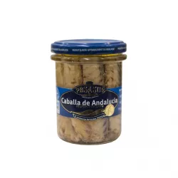 Makréla filé oliva olajban üvegben 195 g - bio és refomélelmiszer