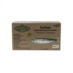 Pesasur szardínia filé extra szűz olívaolajban 120g - bio és refomélelmiszer