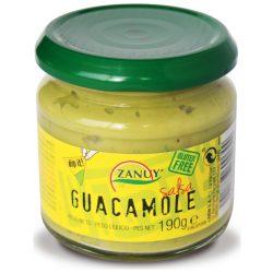 Zanuy guacamole avokádószósz gluténmentes 190 g - bio és refomélelmiszer