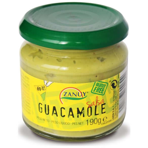 Zanuy guacamole avokádószósz gluténmentes 190 g