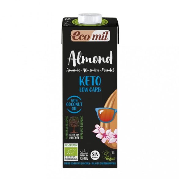 Ecomil bio keto mandulaital cukormentes 1000 ml