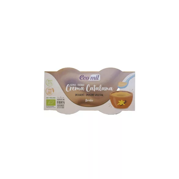 Ecomil bio desszert créme brulée 2x125g 250 g