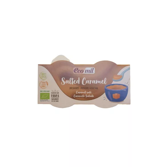Ecomil bio desszert sós karamell 2x125g 250 g