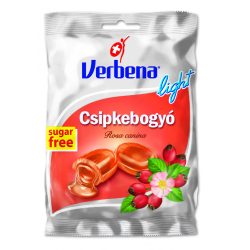 Verbena gyógynövényes cukorka sugar free csipkebogyó 60g - bio és refomélelmiszer