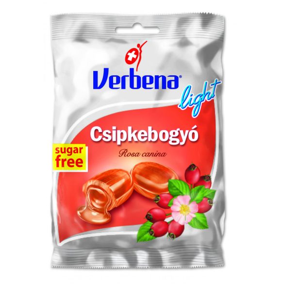 Verbena sugar free csipkebogyó töltött cukorka steviával 60 g