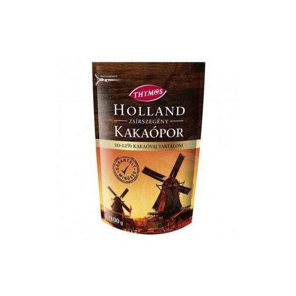 Thymos holland kakaópor zsírszegény 10-12% 100 g